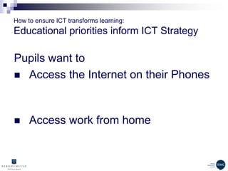 Mobile Technology, Teaching &. Learning and ICT Strategy | PPTX