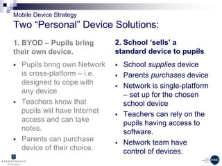 Mobile Technology, Teaching &. Learning and ICT Strategy | PPTX