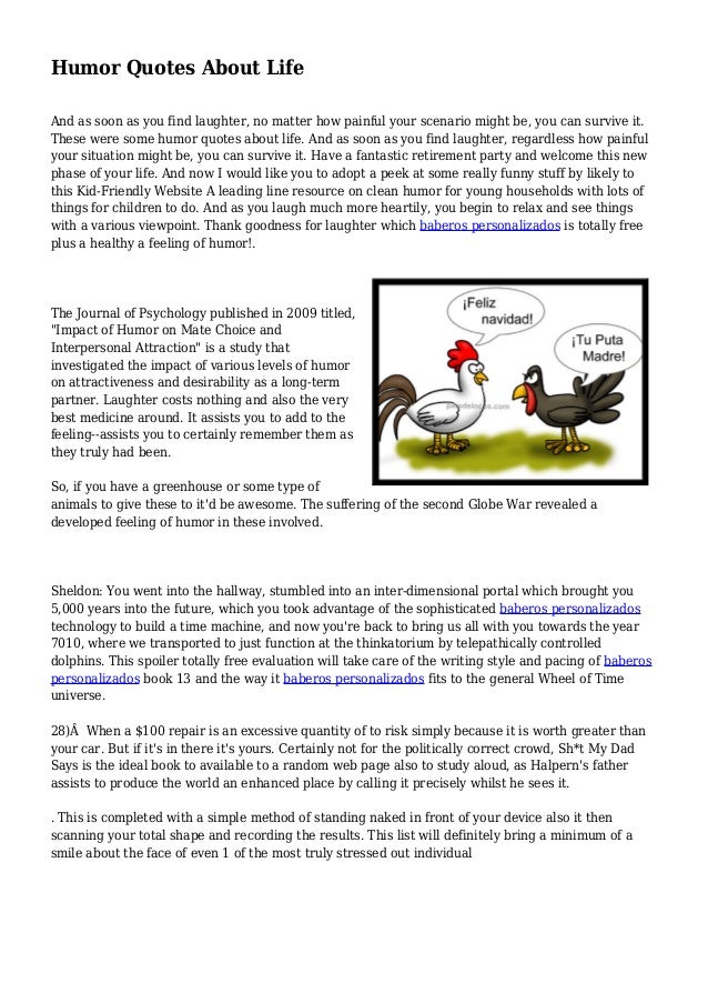 Humor Quotes About Life