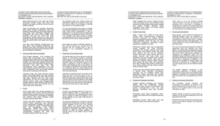 YAYASAN PUTERA SAMPOERNA DAN ENTITAS ANAK
CATATAN ATAS LAPORAN KEUANGAN KONSOLIDASIAN
31 DESEMBER 2013
DAN UNTUK TAHUN YANG BERAKHIR PADA TANGGAL
TERSEBUT (Lanjutan)
YAYASAN PUTERA SAMPOERNA AND ITS SUBSIDIARIES
NOTES TO CONSOLIDATED FINANCIAL STATEMENTS
DECEMBER 31, 2013
AND FOR THE YEAR THEN ENDED (Continued)
- 18 -
Ketika beberapa atau seluruh manfaat ekonomi
untuk penyelesaian provisi yang diharapkan dapat
dipulihkan dari pihak ketiga, piutang diakui sebagai
aset apabila terdapat kepastian bahwa
penggantian akan diterima dan jumlah piutang
dapat diukur secara andal.
When some or all of the economic benefits
required to settle a provision are expected to be
recovered from a third party, a receivable is
recognized as an asset if it is virtually certain that
reimbursement will be received and the amount of
the receivable can be measured reliably.
p. Imbalan Pasca Kerja p. Post-Employment Benefits
Sejak 1 Januari 2012, PSAK 24 (revisi 2010),
Imbalan Kerja, memperkenankan pengakuan
akumulasi keuntungan dan kerugian aktuarial
sebagai pendapatan komprehensif lain di ekuitas,
selain pendekatan koridor dan laba rugi. Grup
melanjutkan penggunaan pendekatan koridor
sebagaimana dijelaskan di bawah.
Since January 1, 2012, PSAK 24 (revised 2010),
Employee Benefits, allows the recognition of
accumulated actuarial gains and losses as other
comprehensive income under equity, in addition
to the corridor and profit or loss approaches. The
Group continues to use the corridor approach as
described below.
Perhitungan imbalan pasca kerja menggunakan
metode Projected Unit Credit. Akumulasi
keuntungan dan kerugian aktuarial bersih yang
belum diakui yang melebihi jumlah yang lebih
besar diantara 10% dari nilai kini kewajiban
imbalan pasti diakui dengan metode garis lurus
selama rata-rata sisa masa kerja yang
diprakirakan dari para karyawan dalam program
tersebut (pendekatan koridor). Biaya jasa lalu
dibebankan langsung apabila imbalan tersebut
telah menjadi hak atau vested, dan sebaliknya
akan diakui sebagai beban dengan metode garis
lurus selama periode rata-rata sampai imbalan
tersebut menjadi vested.
The cost of providing post-employment benefits is
determined using the Projected Unit Credit
Method. The accumulated unrecognized actuarial
gains and losses that exceed 10% of the present
value of the entity’s define benefit obligations are
recognized on straight-line basis over the
expected average remaining working lives of the
participating employees (corridor approach). Past
service cost is recognized immediately to the
extent that the benefits are already vested, and
otherwise is amortized on a straight-line basis
over the average period until the benefits become
vested.
Jumlah yang diakui sebagai liabilitas imbalan pasti
di laporan posisi keuangan konsolidasian
merupakan nilai kini kewajiban imbalan pasti
disesuaikan dengan keuntungan dan kerugian
aktuarial yang belum diakui dan biaya jasa lalu
yang belum diakui.
The benefit obligation recognized in the
consolidated statements of financial position
represents the present value of the defined benefit
obligation, as adjusted for unrecognized actuarial
gains and losses and unrecognized past service
cost.
q. Pengakuan Pendapatan dan Beban q. Revenue and Expense Recognition
Yayasan mencatat sumbangan dan kontribusi
apabila tidak ada pembatasan, sebagai
pendapatan dalam periode yang ditentukan oleh
pemberi sumbangan/donor, atau, bila tidak
ditentukan periodenya, pada saat komitmen
diberikan.
The Foundation records donations and
contributions, if unrestricted, as revenue in the
period designated by the grantor/donor or, in the
absence of a specified period, at the time the
commitment is made.
Pendapatan bunga diakui berdasarkan waktu,
dengan acuan saldo pokok dan tingkat bunga yang
berlaku.
Interest revenue is accrued on timely basis, by
reference to the principal outstanding and at the
applicable interest rate.
Pendapatan lain-lain diakui pada saat jasa
diberikan. Beban diakui pada saat terjadinya.
Revenue from other sources are recognized when
services are rendered. Expenses are recognized
when incurred.
YAYASAN PUTERA SAMPOERNA DAN ENTITAS ANAK
CATATAN ATAS LAPORAN KEUANGAN KONSOLIDASIAN
31 DESEMBER 2013
DAN UNTUK TAHUN YANG BERAKHIR PADA TANGGAL
TERSEBUT (Lanjutan)
YAYASAN PUTERA SAMPOERNA AND ITS SUBSIDIARIES
NOTES TO CONSOLIDATED FINANCIAL STATEMENTS
DECEMBER 31, 2013
AND FOR THE YEAR THEN ENDED (Continued)
- 17 -
Masa manfaat ekonomis, nilai residu dan metode
penyusutan direview setiap akhir tahun dan
pengaruh dari setiap perubahan estimasi tersebut
berlaku prospektif.
The estimated useful lives, residual values and
depreciation method are reviewed at each year
end, with the effect of any changes in estimate
accounted for on a prospective basis.
Beban pemeliharaan dan perbaikan dibebankan
pada laporan aktivitas konsolidasian pada saat
terjadinya. Biaya-biaya lain yang terjadi selanjutnya
yang timbul untuk menambah, mengganti atau
memperbaiki aset tetap dicatat sebagai biaya
perolehan aset jika dan hanya jika besar
kemungkinan manfaat ekonomis di masa depan
berkenaan dengan aset tersebut akan mengalir ke
Grup dan biaya perolehan aset dapat diukur secara
andal.
The cost of maintenance and repairs is charged
to consolidated statement of activities as incurred.
Other costs incurred subsequently to add to,
replace part of, or service an item of property and
equipment, are recognized as asset if, and only if,
it is probable that future economic benefits
associated with the item will flow to the Group and
the cost of the item can be measured reliably.
Aset tetap yang dihentikan pengakuannya atau
yang dijual, nilai tercatatnya dikeluarkan dari
kelompok aset tetap. Keuntungan atau kerugian
dari penjualan aset tetap tersebut dibukukan dalam
laporan aktivitas konsolidasian.
When assets are retired or otherwise disposed of,
their carrying amounts are removed from the
accounts and any resulting gain or loss is
reflected in the consolidated statement of
activities.
n. Penurunan Nilai Aset Non-keuangan
Pada tanggal pelaporan, Grup menelaah nilai
tercatat aset non-keuangan untuk menentukan
apakah terdapat indikasi bahwa aset tersebut telah
mengalami penurunan nilai. Jika terdapat indikasi
tersebut, nilai yang dapat diperoleh kembali dari
aset diestimasi untuk menentukan tingkat kerugian
penurunan nilai (jika ada). Bila tidak
memungkinkan untuk mengestimasi nilai yang
dapat diperoleh kembali atas suatu aset individu,
Grup mengestimasi nilai yang dapat diperoleh
kembali dari unit penghasil kas atas aset.
n. Impairment of Non-financial Asset
At reporting dates, the Group reviews the carrying
amount of non-financial assets to determine
whether there is any indication that those assets
have suffered an impairment loss. If any such
indication exists, the recoverable amount of the
asset is estimated in order to determine the
extent of the impairment loss (if any). Where it is
not possible to estimate the recoverable amount
of an individual asset, the Group estimates the
recoverable amount of the cash generating unit to
which the asset belongs.
Perkiraan jumlah yang dapat diperoleh kembali
adalah nilai tertinggi antara nilai wajar dikurangi
biaya untuk menjual dan nilai pakai. Dalam menilai
nilai pakai, estimasi arus kas masa depan
didiskontokan ke nilai kini menggunakan tingkat
diskonto sebelum pajak yang menggambarkan
penilaian pasar kini dari nilai waktu uang dan risiko
spesifik atas aset yang mana estimasi arus kas
masa depan belum disesuaikan.
Estimated recoverable amount is the higher of fair
value less cost to sell and value in use. In
assessing value in use, the estimated future cash
flows are discounted to their present value using
a pre-tax discount rate that reflects current market
assessments of the time value of money and the
risks specific to the asset for which the estimates
of future cash flows have not been adjusted.
o. Provisi o. Provisions
Provisi diakui ketika Grup memiliki kewajiban kini
(baik bersifat hukum maupun bersifat konstruktif)
sebagai akibat peristiwa masa lalu, kemungkinan
besar Grup diharuskan menyelesaikan kewajiban
dan estimasi yang andal mengenai jumlah
kewajiban tersebut dapat dibuat.
Provisions are recognized when the Group has a
present obligation (legal or constructive) as a
result of a past event, it is probable that the Group
will be required to settle the obligation, and a
reliable estimate can be made of the amount of
the obligation.
Jumlah yang diakui sebagai provisi adalah hasil
estimasi terbaik pengeluaran yang diperlukan
untuk menyelesaikan kewajiban kini pada akhir
periode pelaporan, dengan mempertimbangkan
risiko dan ketidakpastian yang meliputi
kewajibannya. Apabila suatu provisi diukur
menggunakan arus kas yang diperkirakan untuk
menyelesaikan kewajiban kini, maka nilai
tercatatnya adalah nilai kini dari arus kas.
The amount recognized as a provision is the best
estimate of the consideration required to settle the
present obligation at the end of the reporting
period, taking into account the risks and
uncertainties surrounding the obligation. Where a
provision is measured using the cash flows
estimated to settle the present obligation, its
carrying amount is the present value of those
cash flows.
 