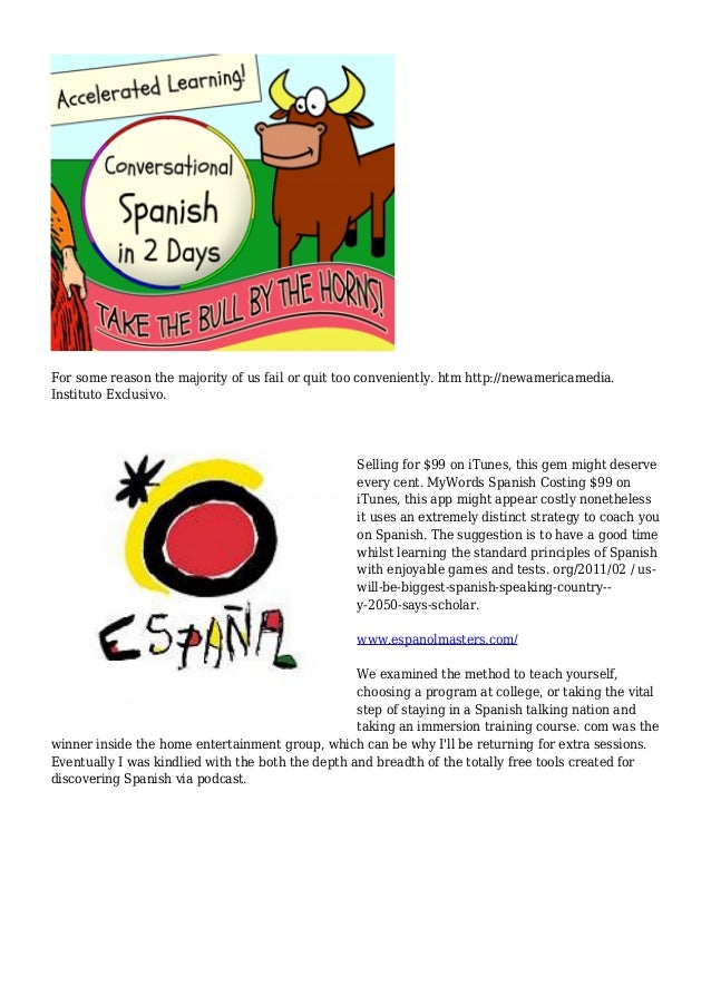 can get in spanish