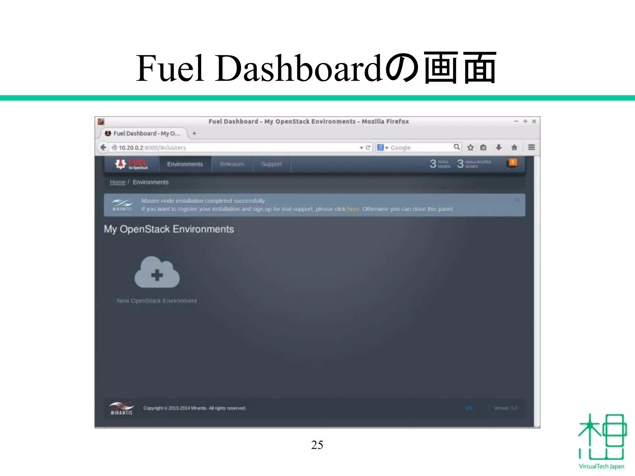 Fuel Dashboardの画面
25
 