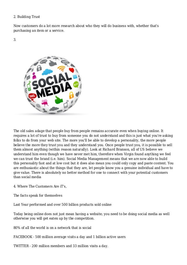 Make the most of social media direction today! Slide 2