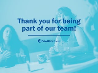 Thank you for being 
part of our team! 
