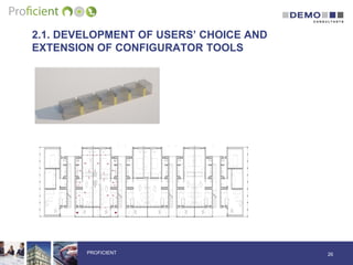 2.1. DEVELOPMENT OF USERS’ CHOICE AND
EXTENSION OF CONFIGURATOR TOOLS
26PROFICIENT
 
