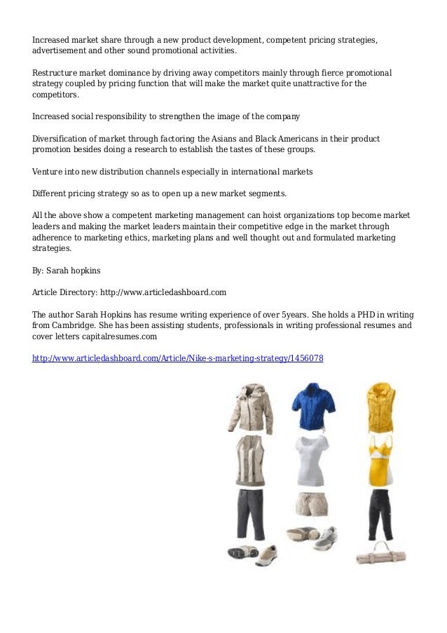 Nike's Marketing Strategy