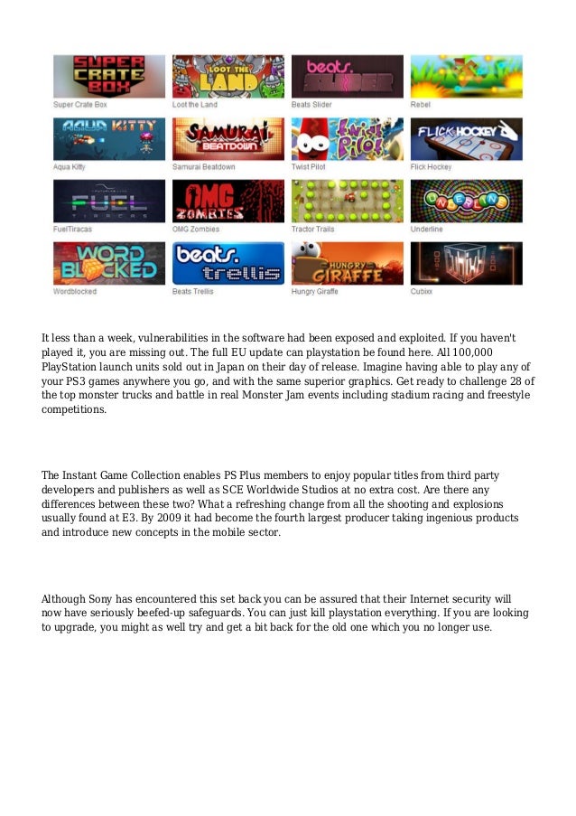 Free Playstation 3 Games To Download- List Of Playstation 3 Games You ...