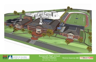 Roosevelt High School
Moderniza on
ANC MEETING, JULY 2014
 