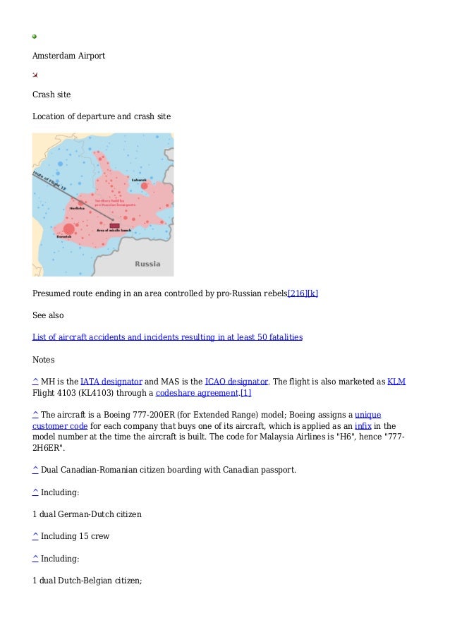 Malaysia Airlines Flight 17