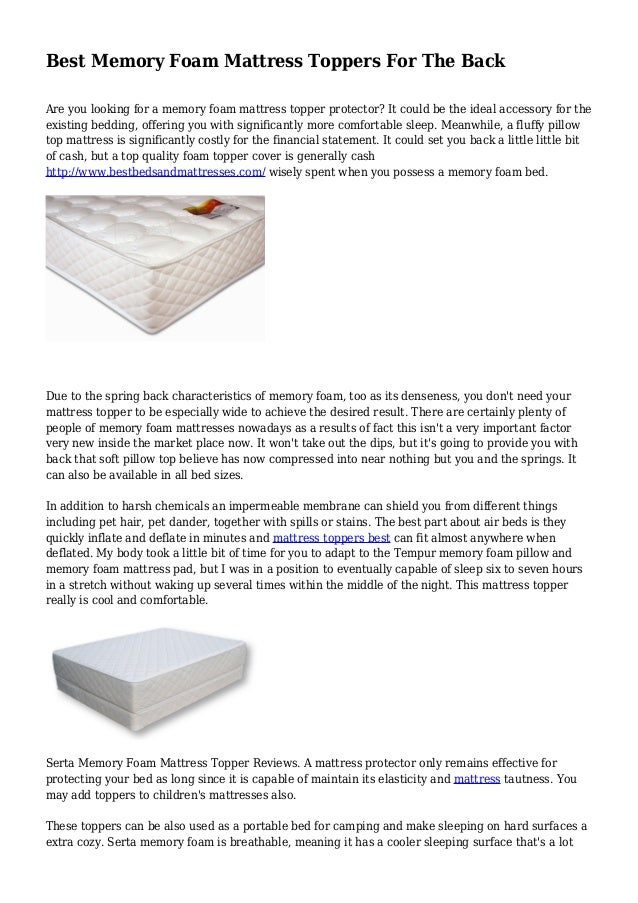 camping memory foam mattress topper