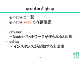 コマンドを実行
DEMO
76
 