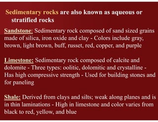 Copper Silica Rocks BUILDING MATERIALS 1 | PDF