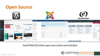 Copyright © 2015 | Northern Initiatives
Open Source
Text/HTML/CSS editor open source front-end interface
 