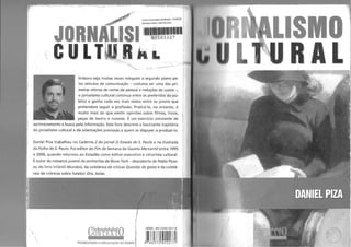 140827 livro jornalismo cultural - daniel piza (autor)