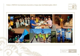 11 
Fotos | MATCH Connections durante a Copa das Confederações 2013 Junho 2013 
......................................................................................................................................................................................................................................................... 
 