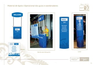 31 
......................................................................................................................................................................................................................................................... 
Material de Apoio | Operacional dos guias e coordenadores 
Balcão para Aeroporto 
Banner 
Maio 2013 
................................................................................................................................................................................................................................................................................................. 
Lamá 
 