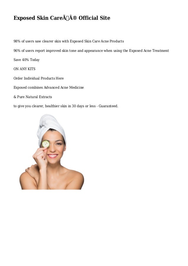 Exposed Skin Care® Official Site