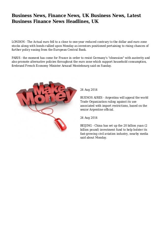 Business News, Finance News, UK Business News, Latest Business Finance