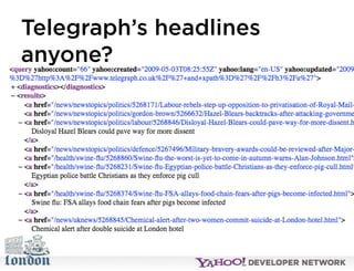 Open Hack London - Introduction to YQL