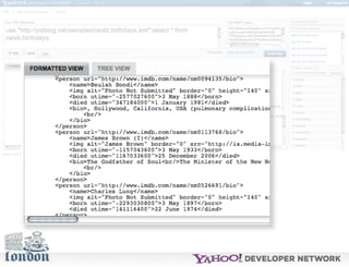 Open Hack London - Introduction to YQL