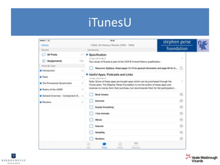 iTunesU 
 
