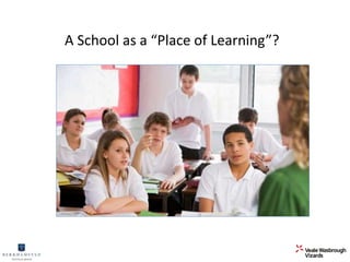 A School as a “Place of Learning”? 
 