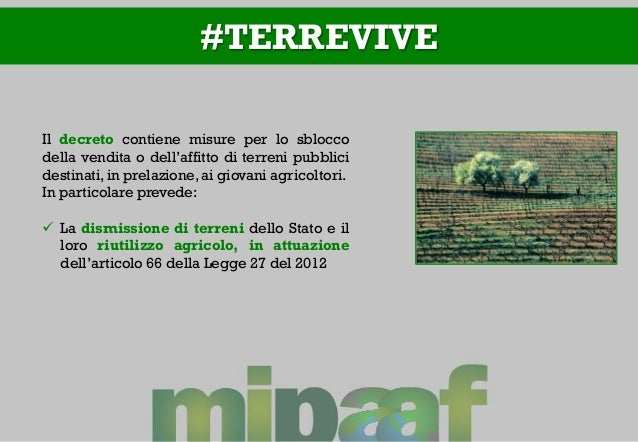 Prelazione terreni agricoli