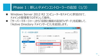 Active Directory の移行
56
次へ
 