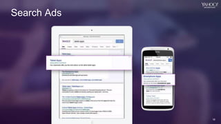 18
Yahoo 2014 Confidential & Proprietary.
18
Search Ads
 