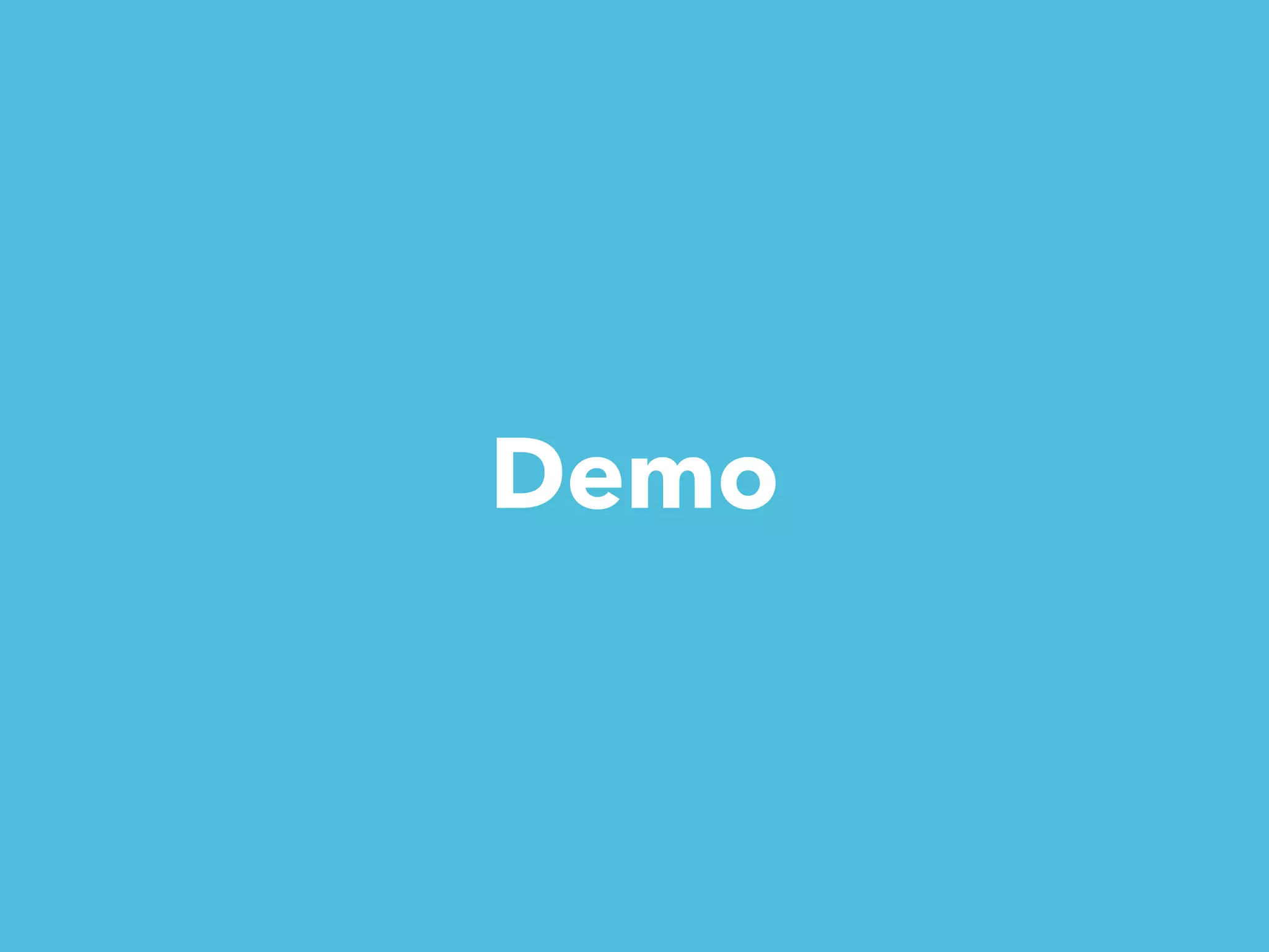 Demo 
 