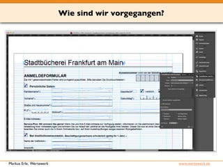 Wie sind wir vorgegangen? 
Markus Erle, Wertewerk www.wertewerk.de 
 