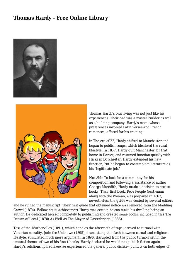 Phd thesis on thomas hardy