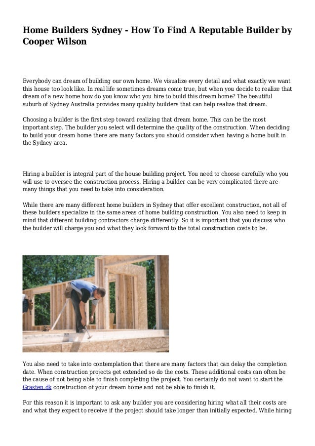 Project home builders sydney Project home builders sydney