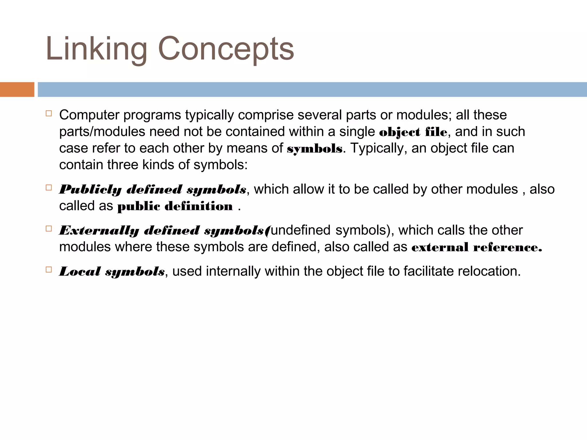 Loaders and Linkers | PPT
