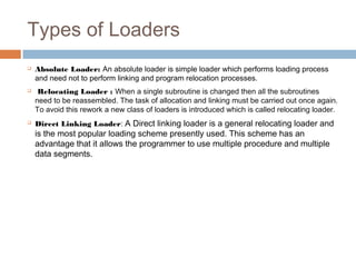 Loaders and Linkers | PPT