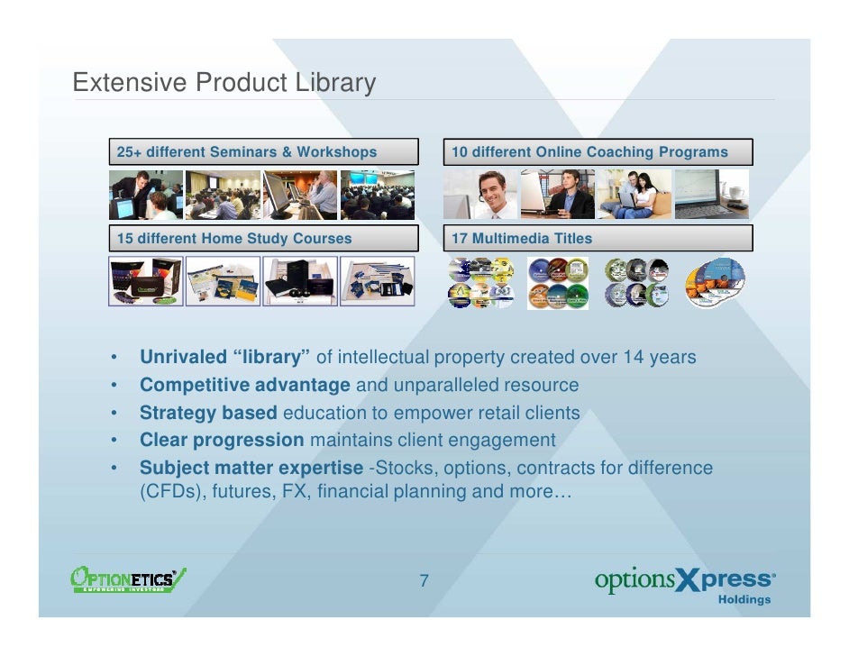 Stock options trading seminar optionetics