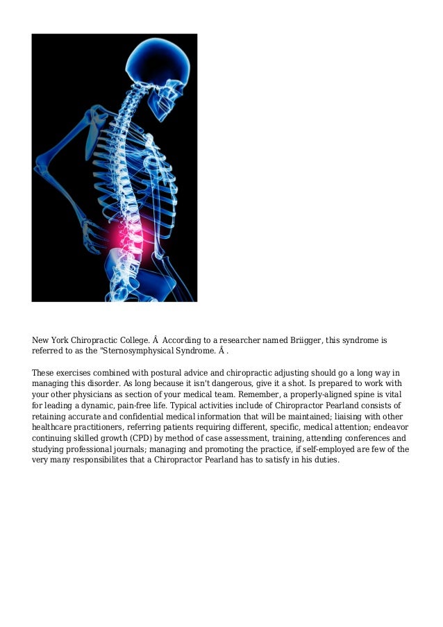 Chiropractor Job Description