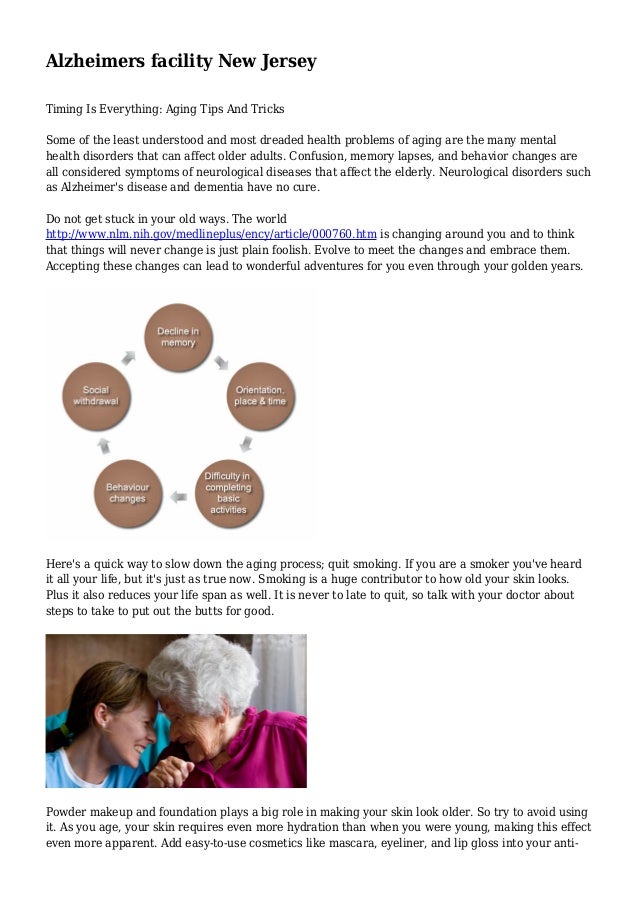 Alzheimers facility New Jersey