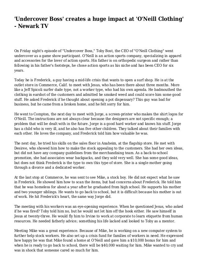 Undercover boss full episode image