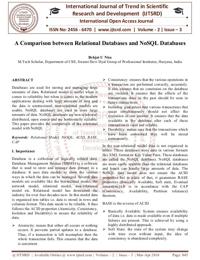 Nosql pros and cons image