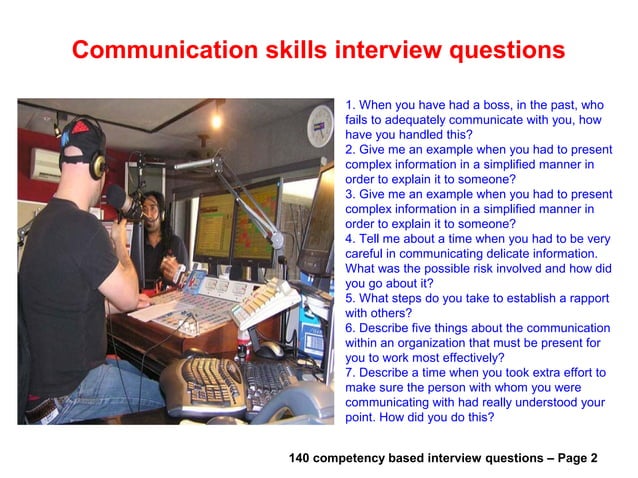 140 competency based interview questions | PPT