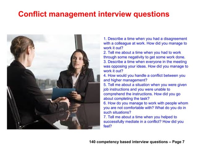 140 competency based interview questions | PPT