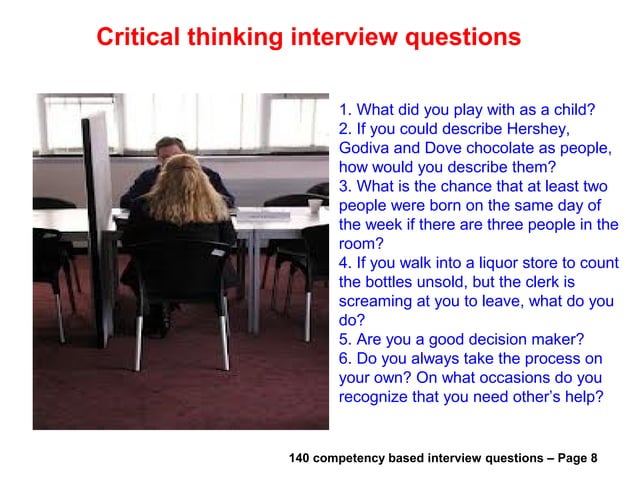 140 competency based interview questions | PPT