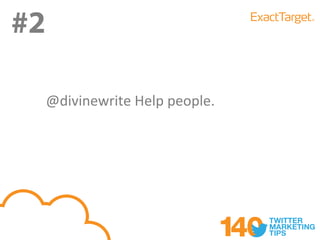 #2

     @divinewrite Help people.
 