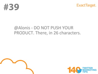 #39
#39
  @Alonis - DO NOT PUSH YOUR
  PRODUCT. There, in 26 characters.
 