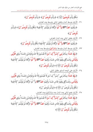 كتاب جمع القراءات العشر الكبرى تلاوة الشيخ أحمد طلبة وإشراف الشيخ يسري عوض وتفريغ الشيخ محمد حسين ويشمل من أول القرآن إلى نهاية الآية 141 من س