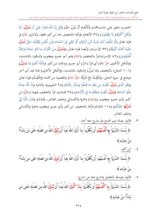 كتاب جمع القراءات العشر الكبرى تلاوة الشيخ أحمد طلبة وإشراف الشيخ يسري عوض وتفريغ الشيخ محمد حسين ويشمل من أول القرآن إلى نهاية الآية 141 من س