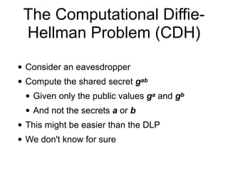11. Diffie-Hellman | PPT