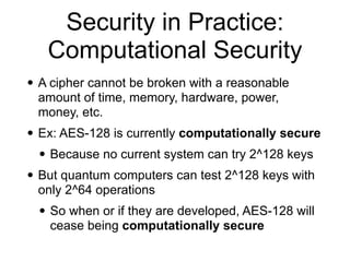 3. Cryptographic Security | PDF