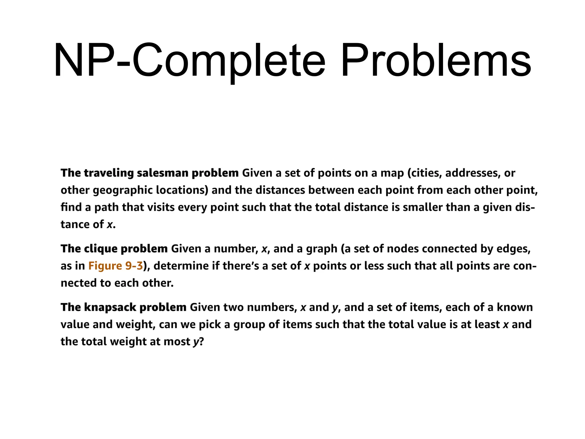 NP-Complete Problems
 
